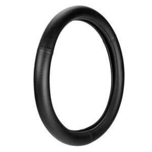 Lampa Κάλυμμα Τιμονιού Αυτοκινήτου με Διάμετρο 37-39εκ. από Δερματίνη Μαύρο