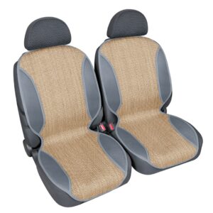 Lampa Σετ Πλατοκαθίσματα Αυτοκινήτου 2τμχ Ψάθα Fresco Drive Μπεζ