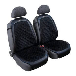 Lampa Σετ Πλατοκαθίσματα Αυτοκινήτου 2τμχ Πολυεστερικά Daytona Μαύρα