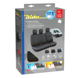 Lampa Σετ Καλύμματα Αυτοκινήτου 5τμχ Πολυεστερικά Dido-1 Μαύρα