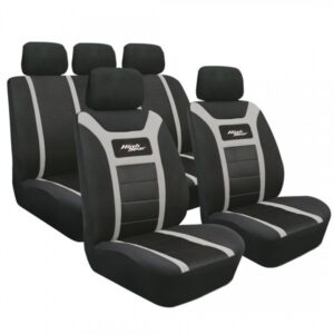 Lampa Σετ Καλύμματα Αυτοκινήτου 9τμχ Πολυεστερικά High-Gear Γκρι