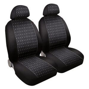 Lampa Μπροστινά Καλύμματα Αυτοκινήτου 2τμχ Πολυεστερικά Square Μπλε