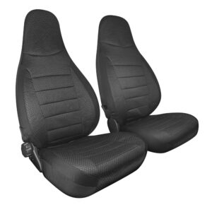 Travel Entire Universal Camper Front Seat Covers 2 Pcs Black