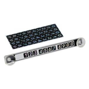 Lampa Διακοσμητικό Αυτοκινήτου Ταμπελάκι Παρ-Μπρίζ Ένδειξης Αριθμού Τηλεφώνου με Βεντούζες σε Πράσινο Χρώμα Κωδικός: L6536.3