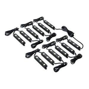 Lampa Hyper-Led Set 12x3 White Εσωτερικό Διακοσμητικό Συστήμα Φωτισμού Αυτοκινήτου 12V Λευκό Κωδικός: L7350.4