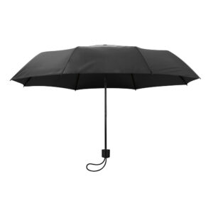 Lampa Compact Base Ομπρέλα Βροχής Σπαστή Μαύρη