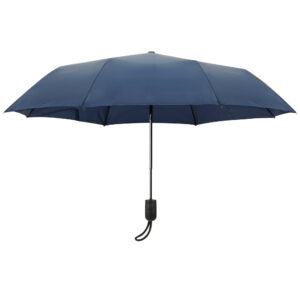 Lampa Compact Midi Αντιανεμική Αυτόματη Ομπρέλα Βροχής Σπαστή Μπλε