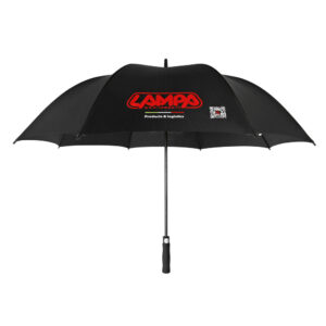 Lampa Promo 129 Αντιανεμική Αυτόματη Ομπρέλα Βροχής Σπαστή Μαύρη