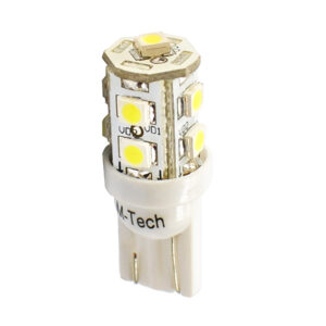 M-Tech Λάμπες Αυτοκινήτου & Μοτοσυκλέτας T10 LED 12V 0.72W 2τμχ