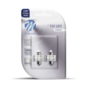 M-Tech Λάμπες Αυτοκινήτου LED Μπλε 1.44W 2τμχ