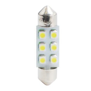 M-Tech Λάμπες Αυτοκινήτου & Μοτοσυκλέτας 6xSMD3528 C5W LED Πράσινο 12V 0.48W 2τμχ