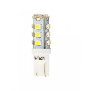 M-Tech Λάμπες Αυτοκινήτου & Μοτοσυκλέτας T10 LED 12V 1.28W 2τμχ
