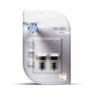 M-Tech Λάμπες Αυτοκινήτου & Μοτοσυκλέτας P21W-BA15S-1156 LED 12V 21W 2τμχ