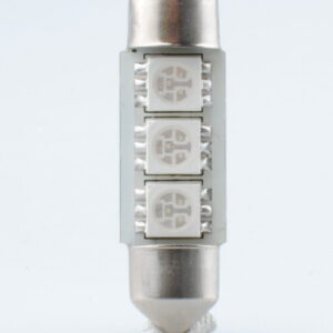 M-Tech Λάμπες Αυτοκινήτου & Μοτοσυκλέτας C10W Can Bus Festoon Premium 3 SMD 5050 C5W Canbus LED Μπλε 12V 0.72W 2τμχ