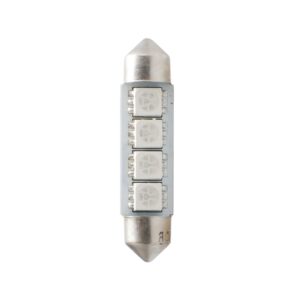 M-Tech Λάμπες C10W / C5W Canbus LED Μπλε 12V 0.96W 2τμχ