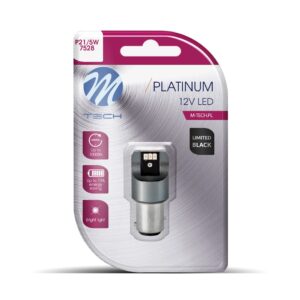 M-Tech Λάμπα Αυτοκινήτου P21/5W Canbus LED Κόκκινο 12-24V