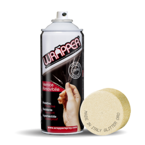 Wrapper Σπρέι Προστατευτικού Φιλμ με Glitter Εφέ Glitter Pro ΧΡΥΣΟ ΓΚΛΙΤΕΡ 400ml Κωδικός: WR1500