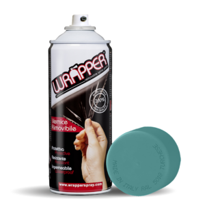 Wrapper Σπρέι Βαφής Τιρκουάζ RAL 5018 400ml Κωδικός: WR5018