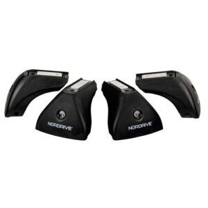 Nordrive Πόδια για Μπάρες Οροφής Στάνταρ Άκρα-Πόδια με Καπάκια Και Κλειδαριά Evos 4τμχ 4τμχ Κωδικός: N20001