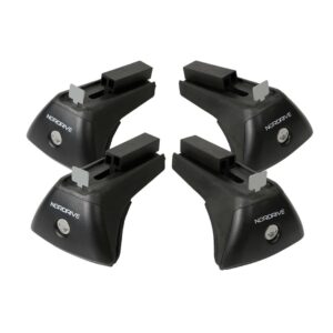 Nordrive Πόδια για Μπάρες Οροφής Rail-X Kit Άκρα-Πόδια για Μπάρες Αλουμινίου Quadra me Flush Railing και Κλειδί 4τμχ 4τμχ Κωδικός: N20022