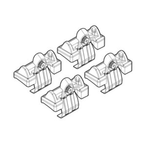 Nordrive Πόδια για Μπάρες Οροφής Kit Άκρα-Πόδια για Μπάρες Audi A6 2004-2011 4τμχ 4τμχ Κωδικός: N21035