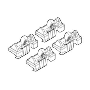 Nordrive Πόδια για Μπάρες Οροφής Kit Άκρα-Πόδια για Μπάρες Volvo S40 2004 4τμχ Volvo S40 4τμχ Κωδικός: N21038