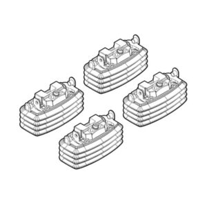 Nordrive Πόδια για Μπάρες Οροφής Kit Άκρα-Πόδια για Μπάρες Bmw Σειρά 3 E46 3D/5D/Coupe 2007 4τμχ BMW Σειρά 3 (E46) 4τμχ Κωδικός: N21059