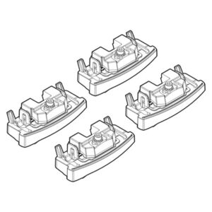 Nordrive Πόδια για Μπάρες Οροφής Kit Άκρα-Πόδια για Μπάρες Alfa Romeo Mito 2008 4τμχ 4τμχ Κωδικός: N21100