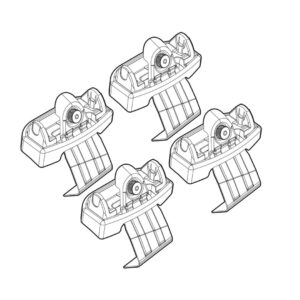 Nordrive Πόδια για Μπάρες Οροφής Kit Άκρα-Πόδια για Μπάρες Ford C-Max 4τμχ Ford C-Max 4τμχ Κωδικός: N21120