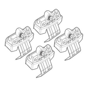 Nordrive Πόδια για Μπάρες Οροφής Kit Άκρα-Πόδια για Μπάρες Citroen C4 2010 4τμχ Citroen C4 4τμχ Κωδικός: N21128