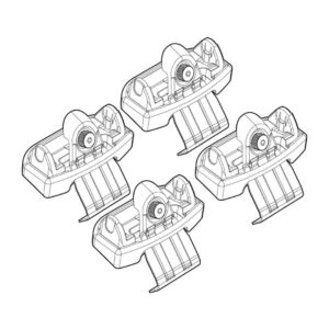 Nordrive Πόδια για Μπάρες Οροφής Kit Άκρα-Πόδια για Μπάρες Nissan Juke 2010 4τμχ Nissan Juke 4τμχ Κωδικός: N21131