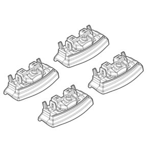 Nordrive Πόδια για Μπάρες Οροφής Kit Άκρα-Πόδια για Μπάρες Kia Soul 2014 Kia Soul 4τμχ Κωδικός: N21164