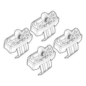 Nordrive Πόδια για Μπάρες Οροφής Kit Άκρα-Πόδια για Μπάρες Mazda CX-3 2015 Mazda CX-3 4τμχ Κωδικός: N21180
