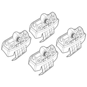 Nordrive Πόδια για Μπάρες Οροφής Kit Άκρα-Πόδια για Μπάρες Opel Astra K 5D 2015 4τμχ Opel Astra 4τμχ Κωδικός: N21184