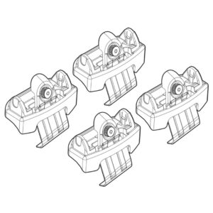 Nordrive Πόδια για Μπάρες Οροφής Kit Άκρα-Πόδια για Μπάρες Honda Cr V 2012 Honda CR-V 4τμχ Κωδικός: N21193