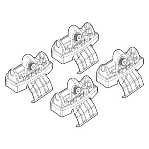 Nordrive Πόδια για Μπάρες Οροφής Kit Άκρα-Πόδια για Μπάρες Ford Ecosport 2015 4τμχ Ford EcoSport 4τμχ Κωδικός: N21198