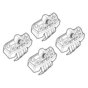 Nordrive Πόδια για Μπάρες Οροφής Kit Άκρα-Πόδια για Μπάρες Alfa Romeo Giulia 2016 Alfa Romeo Giulia 4τμχ Κωδικός: N21199