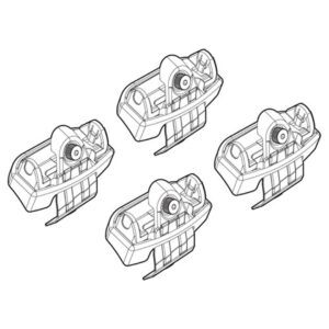 Nordrive Πόδια για Μπάρες Οροφής Kit Άκρα-Πόδια για Μπάρες Citroen C3 2016 4τμχ Citroen C3 4τμχ Κωδικός: N21202
