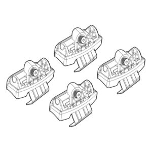 Nordrive Πόδια για Μπάρες Οροφής Kit Άκρα-Πόδια για Μπάρες Seat Ateca 2016 Seat Ateca 4τμχ Κωδικός: N21205