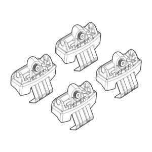 Nordrive Πόδια για Μπάρες Οροφής Kit Άκρα-Πόδια για Μπάρες Toyota C-HR 2016 4τμχ Toyota C-HR 4τμχ Κωδικός: N21208