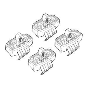 Nordrive Πόδια για Μπάρες Οροφής Kit Άκρα-Πόδια για Μπάρες Nissan Micra K14 2017 4τμχ Nissan Micra 4τμχ Κωδικός: N21209