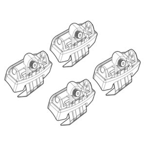 Nordrive Πόδια για Μπάρες Οροφής Kit Άκρα-Πόδια για Μπάρες Seat Ibiza 2017 4τμχ Seat Ibiza 4τμχ Κωδικός: N21211