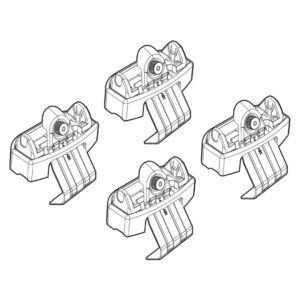 Nordrive Πόδια για Μπάρες Οροφής Kit Άκρα-Πόδια για Μπάρες Vw T-Roc 2017 4τμχ 4τμχ Κωδικός: N21215