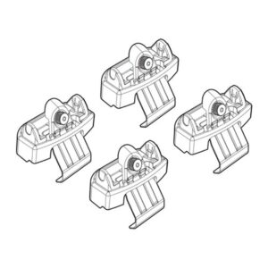Nordrive Πόδια για Μπάρες Οροφής Kit Άκρα-Πόδια για Μπάρες Kia Picanto 5D 2017 4τμχ 4τμχ Κωδικός: N21222