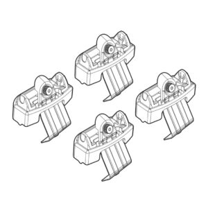 Nordrive Πόδια για Μπάρες Οροφής Kit Άκρα-Πόδια για Μπάρες Ford Mondeo 4d 2014 Ford Mondeo 2τμχ Κωδικός: N21223