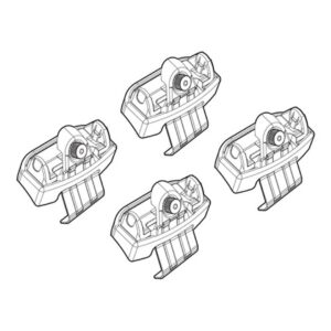 Nordrive Πόδια για Μπάρες Οροφής Kit Άκρα-Πόδια για Μπάρες Honda CR-V 2018 4τμχ Honda CR-V 4τμχ Κωδικός: N21225