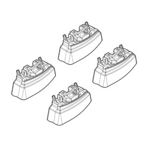 Nordrive Πόδια για Μπάρες Οροφής Kit Άκρα-Πόδια για Μπάρες Mercedes B-Class W247 2019 4τμχ 4τμχ Κωδικός: N21228