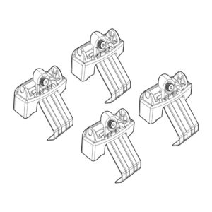 Nordrive Πόδια για Μπάρες Οροφής Kit Άκρα-Πόδια για Μπάρες Mazda 3 5D 2019 4τμχ 4τμχ Κωδικός: N21229