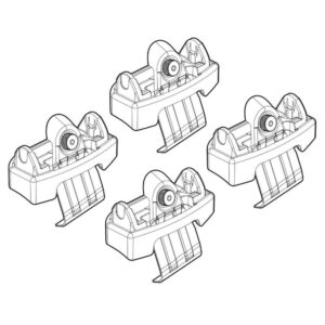 Nordrive Πόδια για Μπάρες Οροφής Audi Q5 Sportback 2020 Audi Q5 4τμχ Κωδικός: N21242