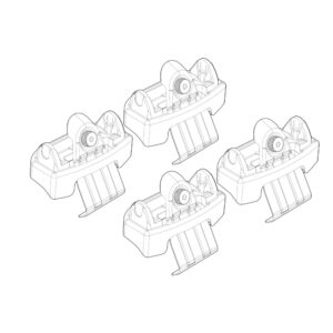 Nordrive Πόδια για Μπάρες Οροφής Honda Civic 082022 4τμχ Κωδικός: N21248